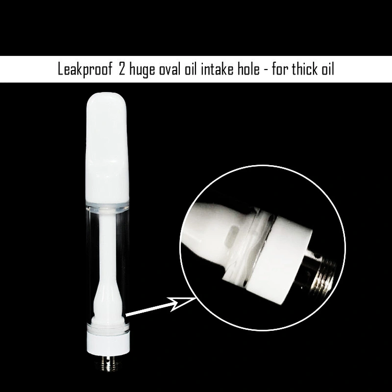 Customized packaging 510 glass non-leakage disposable cbd trolley coreless full ceramic 1ml vape oil box