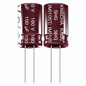 KNSCHA Radial Type Aluminum Electrolytic Capacitor 100UF 160V