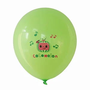 New design cocomelon globos theme balloon bouquet kids birthday party decoration latex balloon