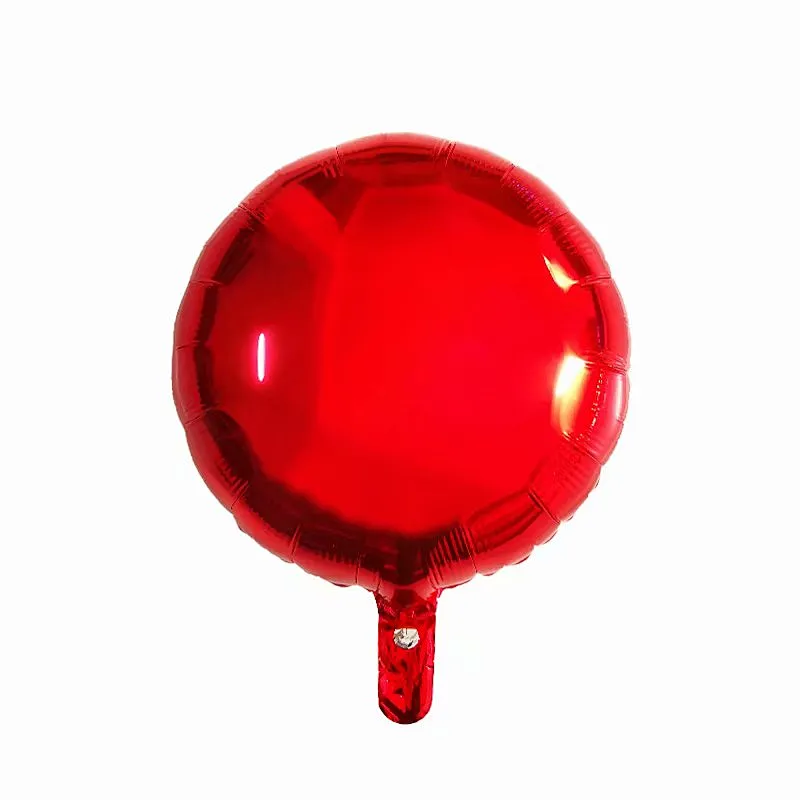 18inch pure soild color round helium aluminum foil balloon Valentine's Day wedding birthday party globos decoration