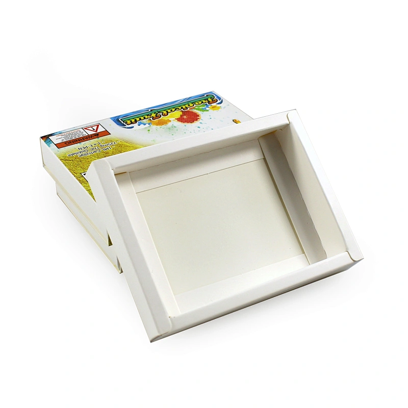 printing paper package box black eva insert drawer box style