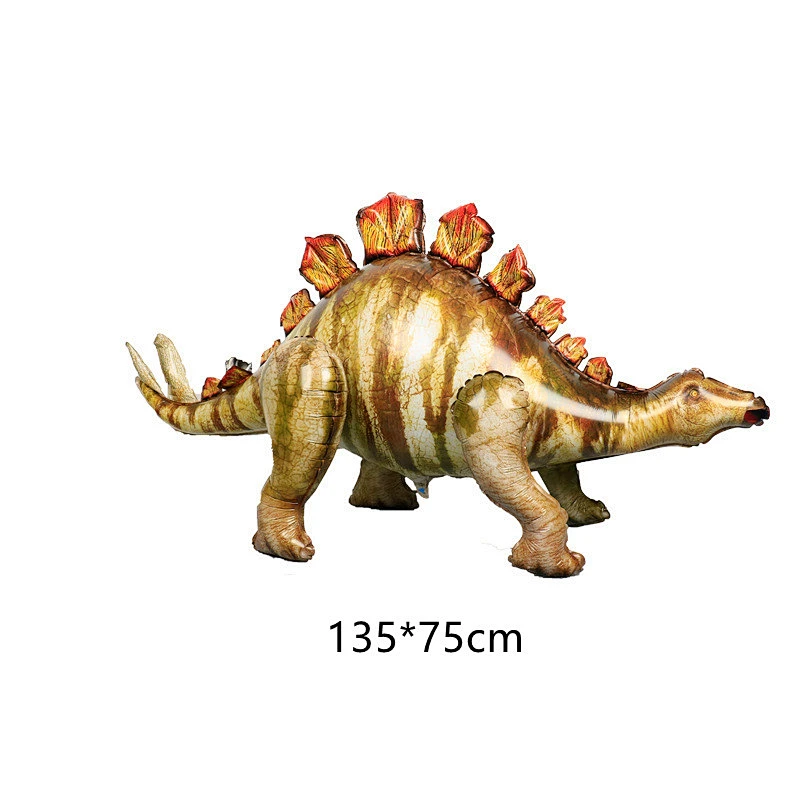 3D Dinosaur Balloon for Birthday Party Decorations Cute Self Standing Dino Aluminium Foil Balloons Inflatable Animal Balloons