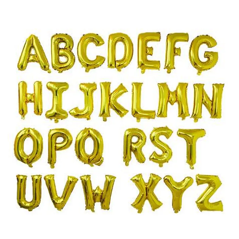 In stock letter aluminum foil Balloons Any Custom Phrase 16