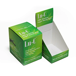 vaping display paper package box for supermarket vaping shop