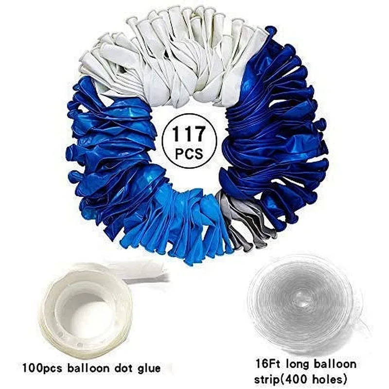 Blue Balloons Garland Arch Kit Set For Baby Shower Globos Birthday Party Wedding Decoration Balloons