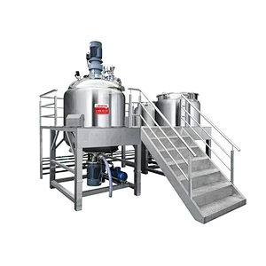 Chemical Machine Stainless Steel SUS361L Vacuum Homogenizer Mixing Tank Machinery Vacuum Mixer Equipment