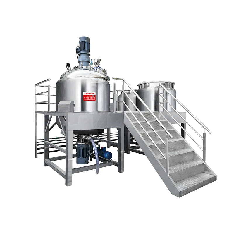 Chemical Machine Stainless Steel SUS361L Vacuum Homogenizer Mixing Tank Machinery Vacuum Mixer Equipment