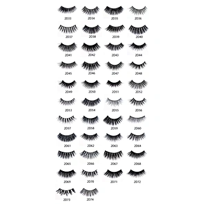 7Pairs Synthetic Eyelash Thick Marbling Box 25MM Faux Mink Eyelashes Liquid Eyeliner Pen 20MM Eyelashes Lash Kit