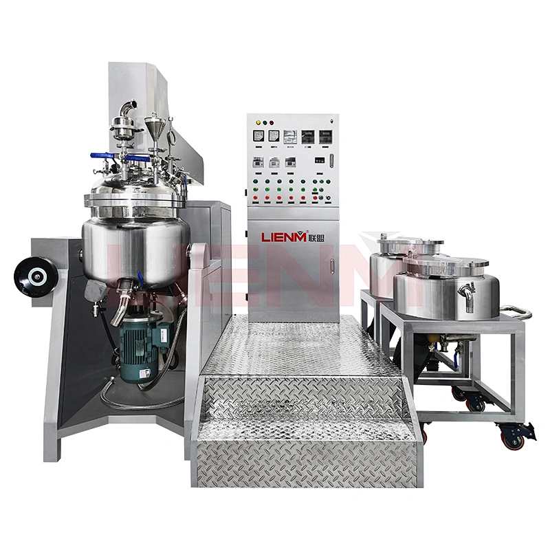 50L/100L Vacuum Cream Lotion Emulsifier Homogenizer Mixer Manufacturing Cosmetics