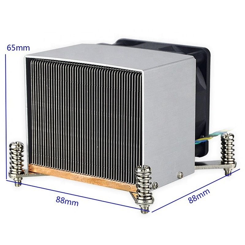 2011 pure copper temperature control fan server industrial computer HTPC chassis DIY computer cpu heatsink