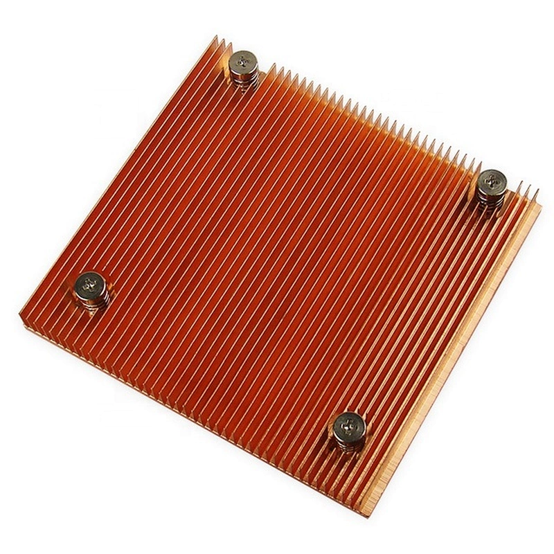 New 2019 factory custom copper material heatsink with heatpipe