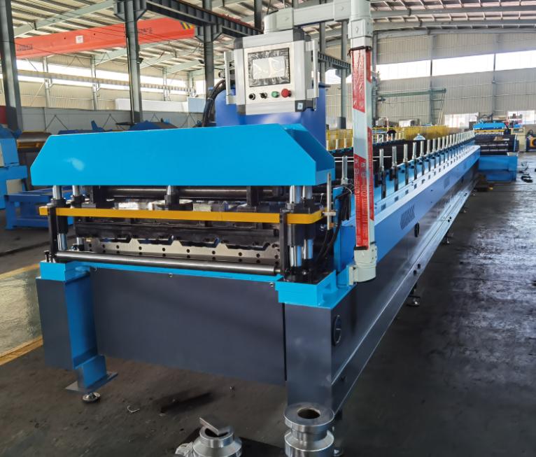 European Style Strong Screw-down Trapezoidal Roofing Sheet Rolling Forming Machine