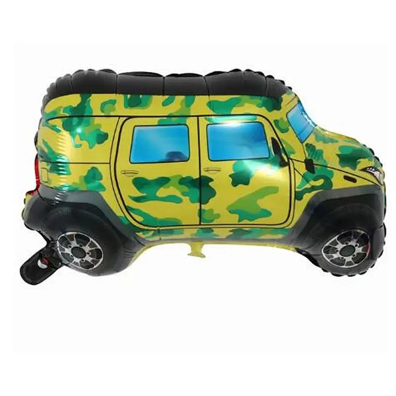 Large Flame Truck Blaze Super Shape Foil Balloon Vehicle balloons for kid's birthday party Decoration Globos