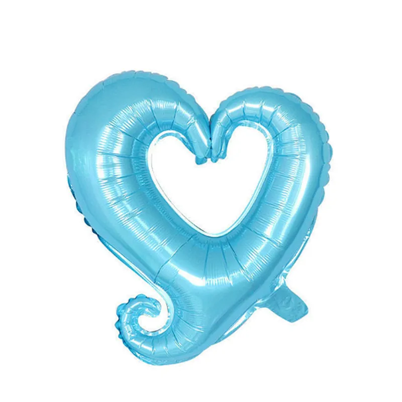 2021 New 18 inch Hook Love Heart Foil Balloons Decorative Mylar Balloons for Engagement Wedding Party Decorations