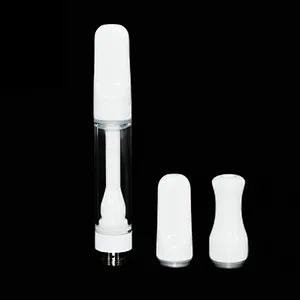 Customized packaging 510 glass non-leakage disposable cbd trolley coreless full ceramic 1ml vape oil box