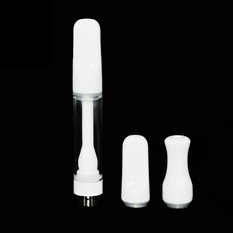 Customized packaging 510 glass non-leakage disposable cbd trolley coreless full ceramic 1ml vape oil box