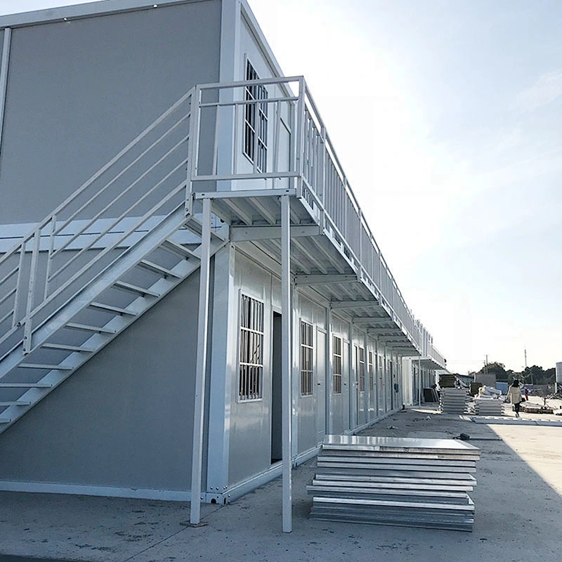 El lujo moderno prefabricado moderno de la estructura de acero alberga las casas prefabricadas