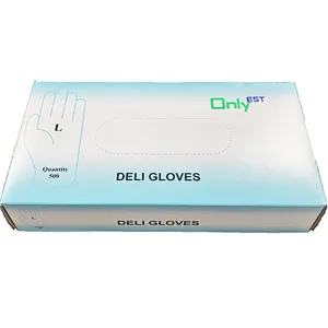 DELI PE disposable Clear  Washing Gloves