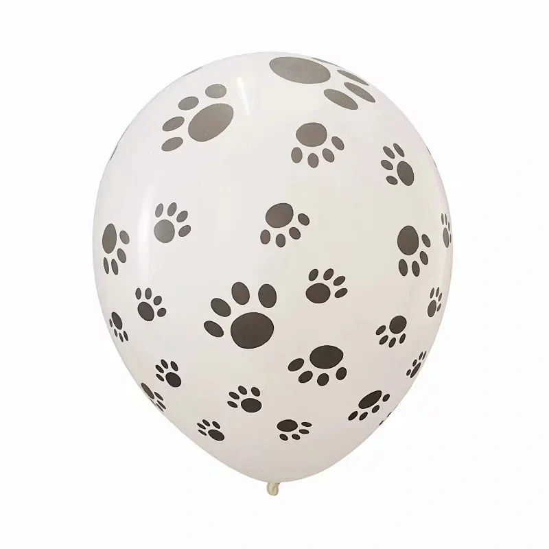 12Inch 2.8g High Quality Animal Paw Printing Latex Balloon For Kids Birthday Party Decoration Globos