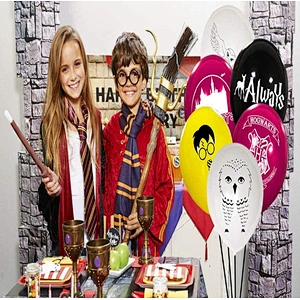 High quality Harry Potter latex balloon set theme magic wizard balloon party children's birthday decoration supplies