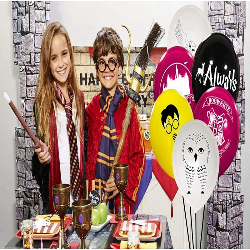 High quality Harry Potter latex balloon set theme magic wizard balloon party children's birthday decoration supplies
