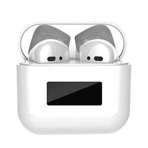 Factory Direct Sales White True Wireless Earbuds With LED Display Sports Running Earplugs