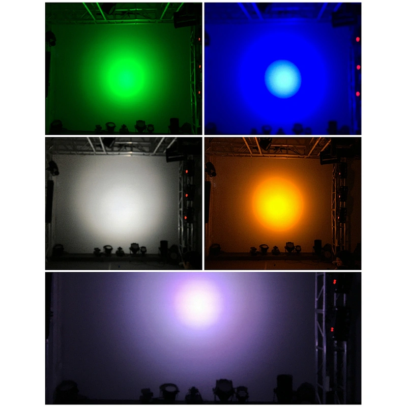 18PCS LED RGBW 4IN1/RGBWA+UV 6IN1 LED Par Light with Zoom