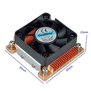 BGA 989 industrial chip cooler and small instrument LED cooling film copper heat sink