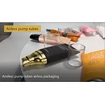 Aireless pump tubes airless packaging