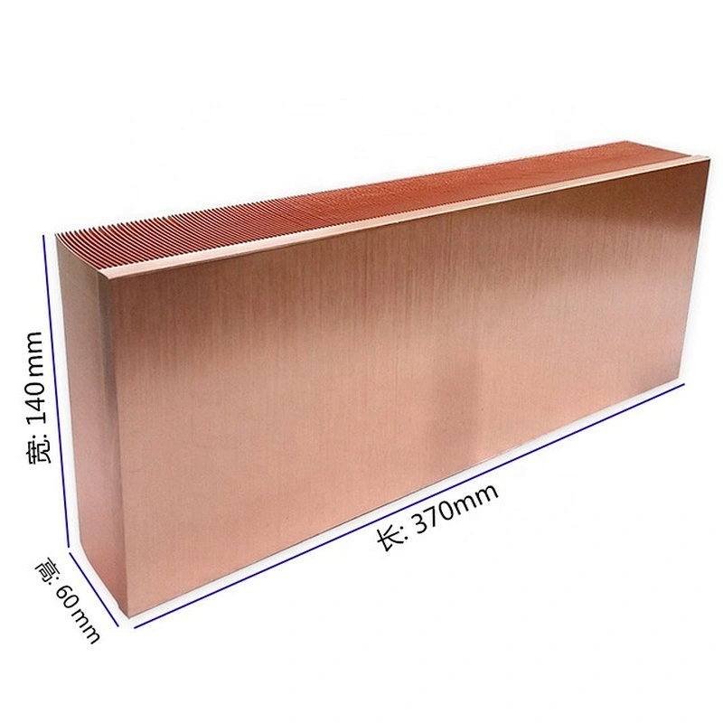 China CNC Machining large aluminum/copper customized industrial heat sink