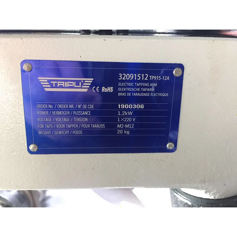 High Perpendicularity tolerance Compact Tapping Machine