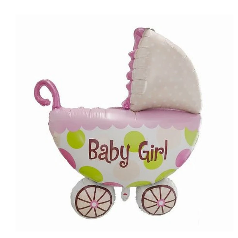 Angel Baby Shower Foil Balloons Boys Girls Birthday Party Newborn Kids Party Decoration Air Globos Blue Pink Mix Baloes Supplies