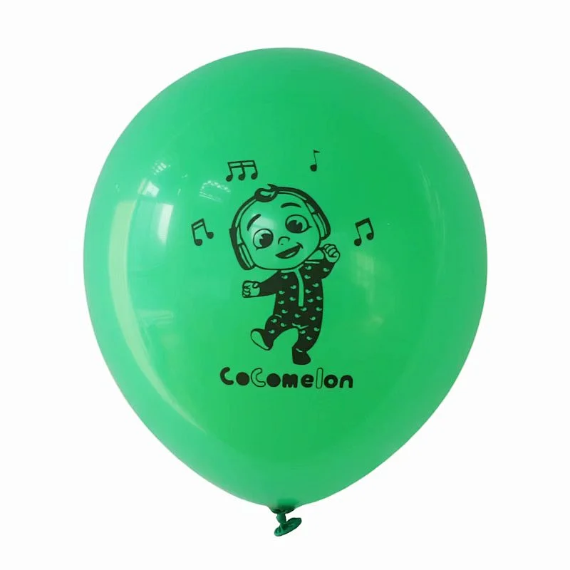 New design cocomelon globos theme balloon bouquet kids birthday party decoration latex balloon