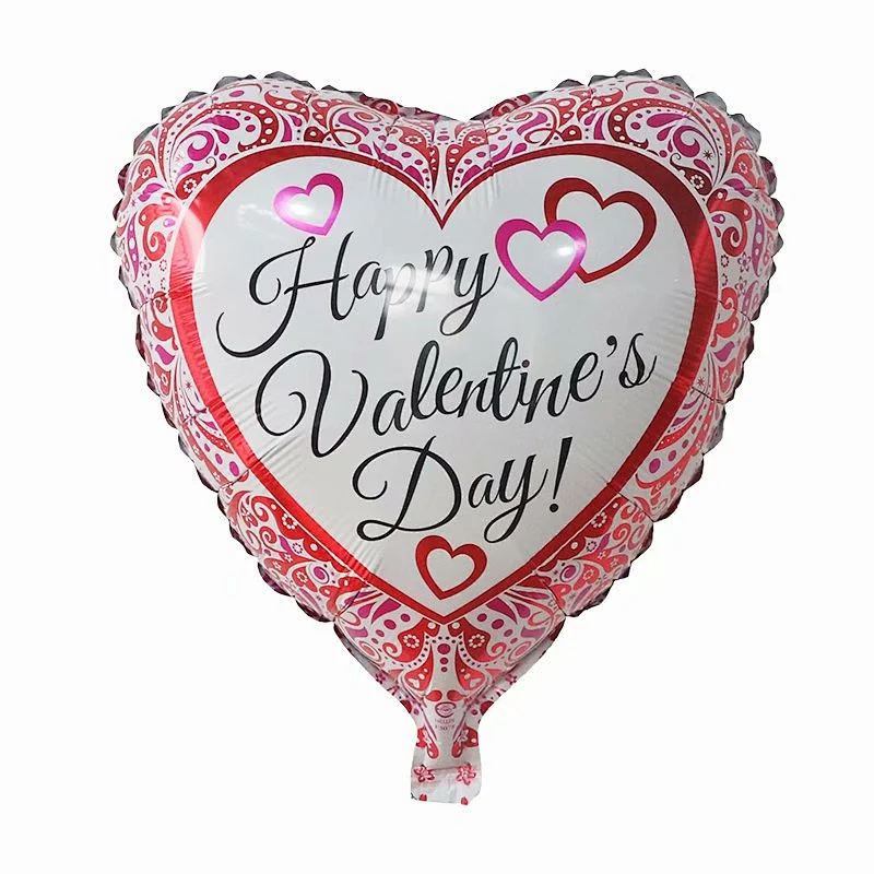 Hot Sales 18 Inch Heart Shaped Valentine's Day Love Helium Foil Balloons For  Wedding Party Decorations Balloons