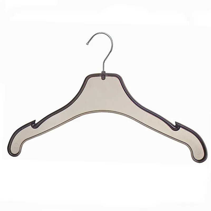 3433B Plastic Cloth Hanger with Metal Hook for Display (42cm)