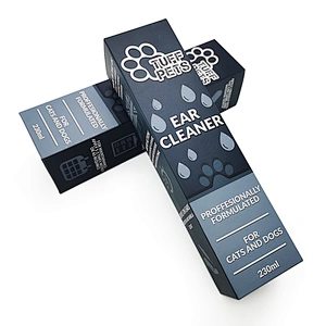 230ml matt lamination paper packaging box auto bottom box style