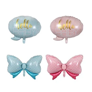 Hello Baby Dialog Balloon for Baby Shower Kids Birthday Party Decoration Foil Balloon