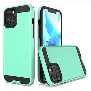 Phone Soft TPU Hard PC Combo Mobile Accessories Cell Case For Apple iPhone 11 Pro Max 12 Mini
