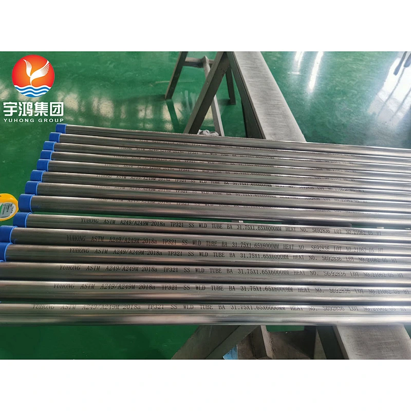 ASTM A249 TP321 STAINLESS STEEL WELDED TUBE