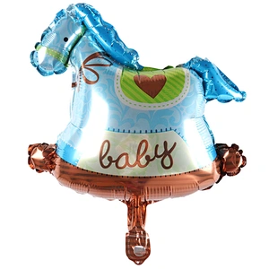 Angel Baby Shower Foil Balloons Boys Girls Birthday Party Newborn Kids Party Decoration Air Globos Blue Pink Mix Baloes Supplies