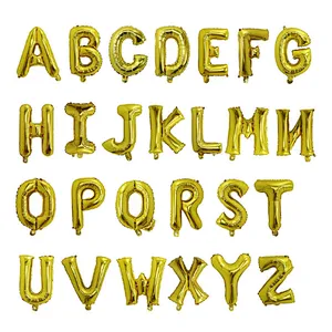 16/32/40 Inch Rose Gold Silver A-Z Letters Foil Balloons Wedding Happy Birthday Party Decoration Air Globos DIY Helium Alphabet Balloon