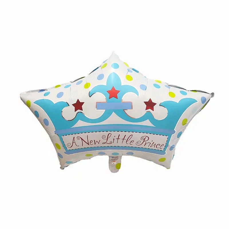 Angel Baby Shower Foil Balloons Boys Girls Birthday Party Newborn Kids Party Decoration Air Globos Blue Pink Mix Baloes Supplies