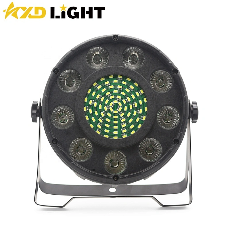 Remote Control 9X4W RGBW 4IN1 Flat LED Par Light with SMD
