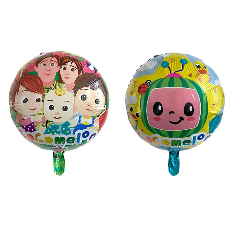Cocomelon cartoon foil balloon birthday party decoration cocomelon balloons