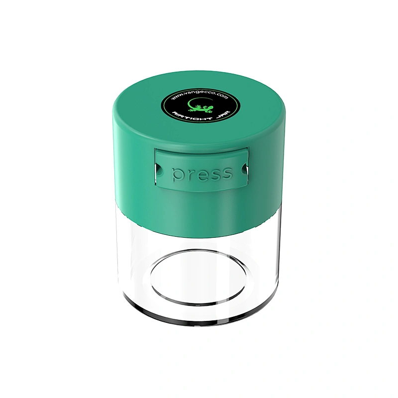 High quality 120ml Plastic Vacuum Jar Dry Food Herb Coffee Storage Container