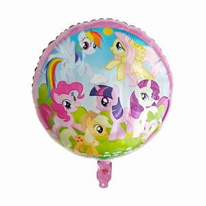 18inch Unicorn with Flowers Aluminum Foil Balloons Birthday Party Decoration Baby Shower Wedding Balloons Kids Toys Gifts