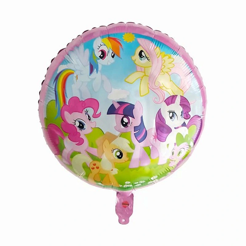 18inch Unicorn with Flowers Aluminum Foil Balloons Birthday Party Decoration Baby Shower Wedding Balloons Kids Toys Gifts