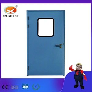 Metal Steel Airtight Sliding Cleanroom Medical Laboratory Hermetic Operating Clean Room Automatic Hospital Doors for Hospital