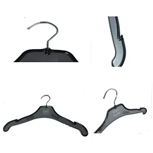 3433B Plastic Cloth Hanger with Metal Hook for Display (42cm)