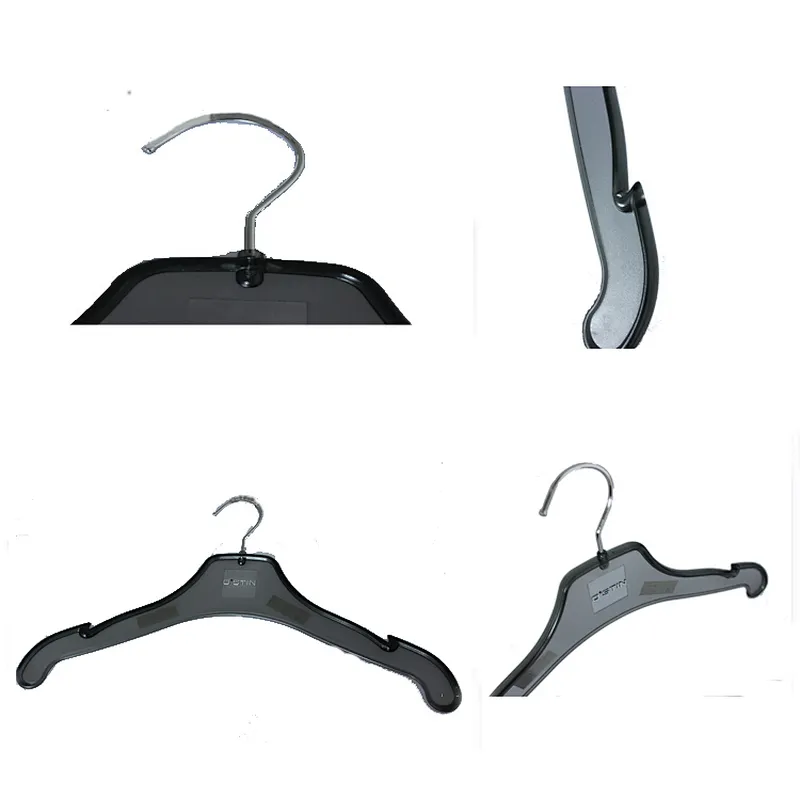 3433B Plastic Cloth Hanger with Metal Hook for Display (42cm)